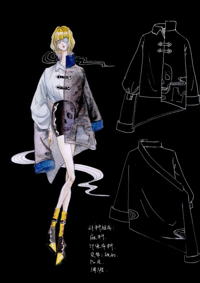 該看！服裝設(shè)計(jì)效果圖師生作品成果展 創(chuàng)意與技藝的交織盛宴